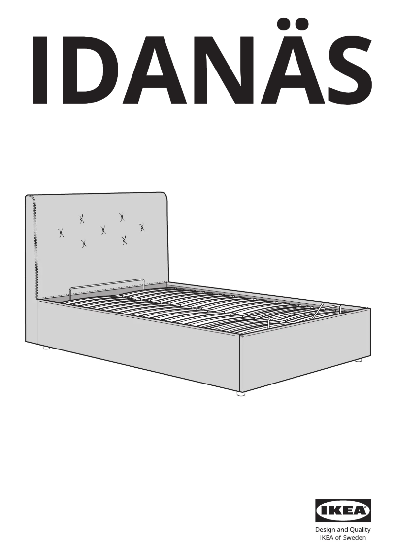 First page image of the manual for IDANÄS 705.880.87