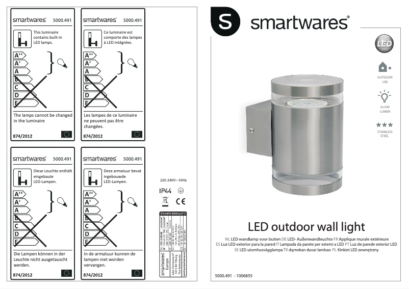 First page image of the manual for 10.068.55
