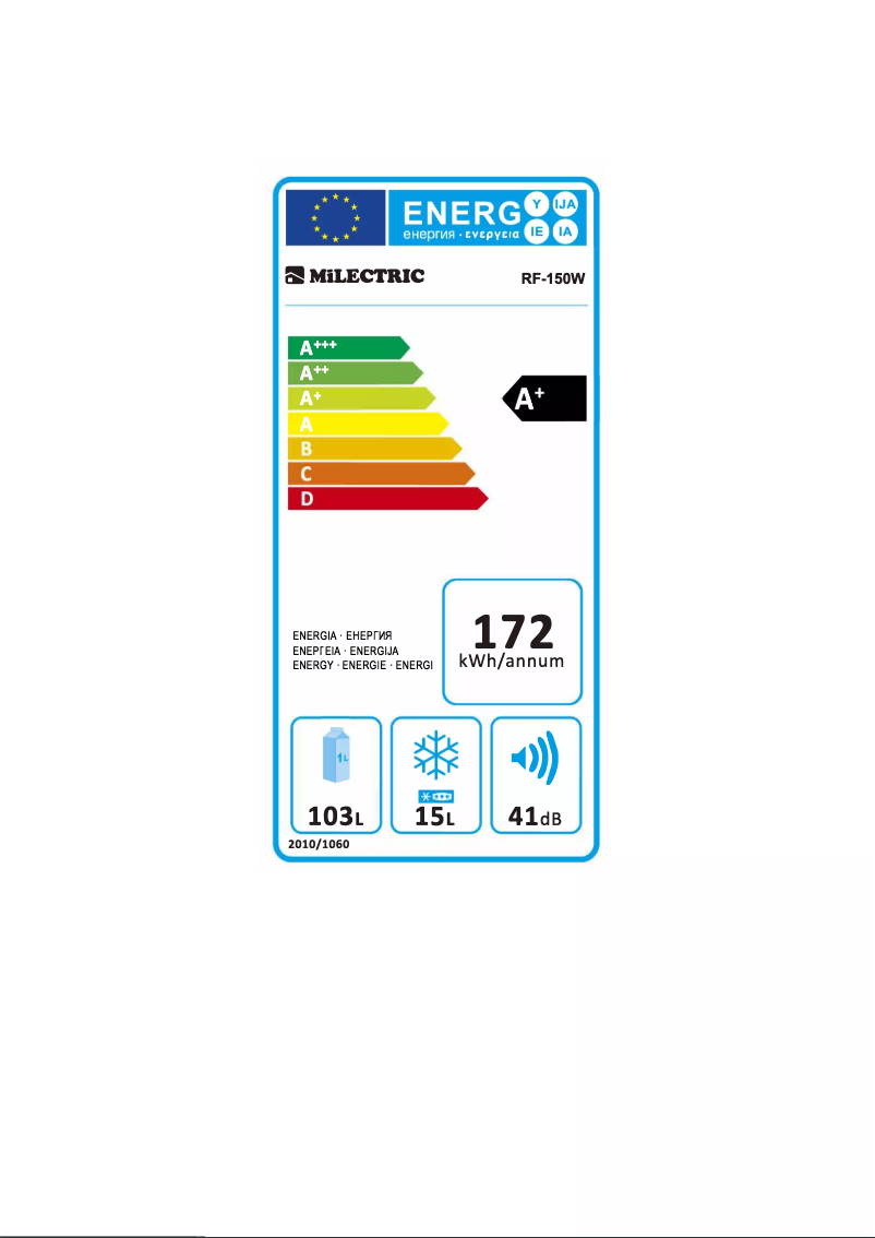 Page 1 of the manual User Manual Milectric RF-150W