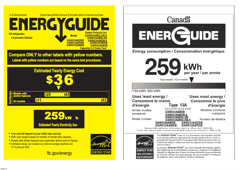 First page image of the manual for DAR033A6BSLDB