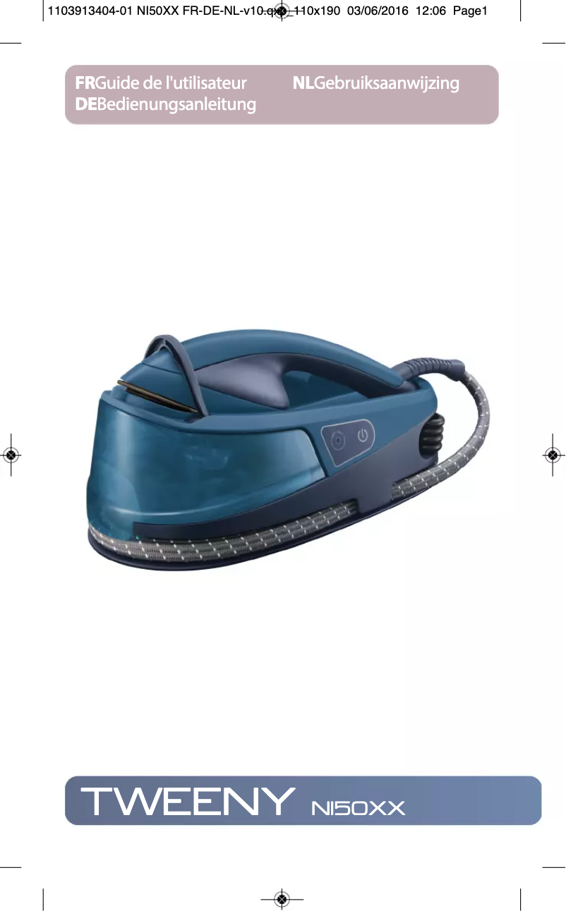 Page 1 of the manual User Manual Calor TWEENY