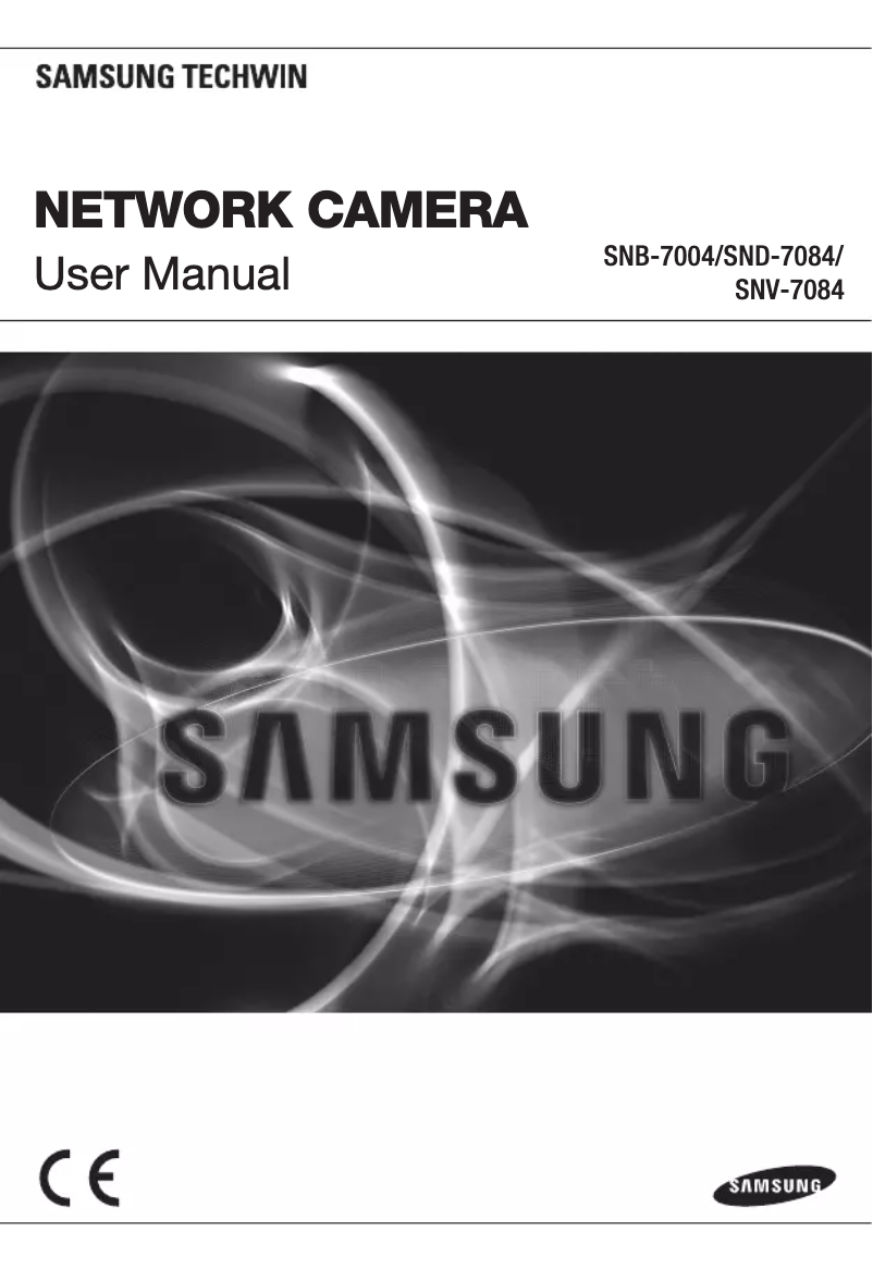 First page image of the manual for SNB-7004