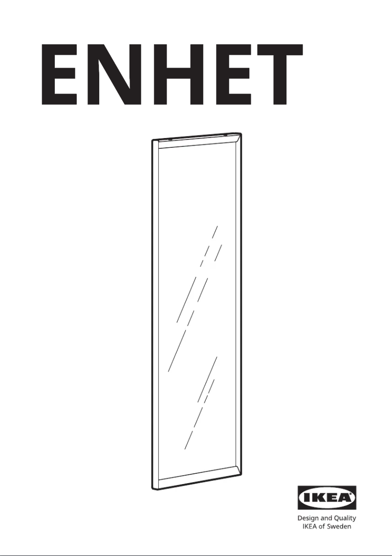 First page image of the manual for ENHET 404.817.66