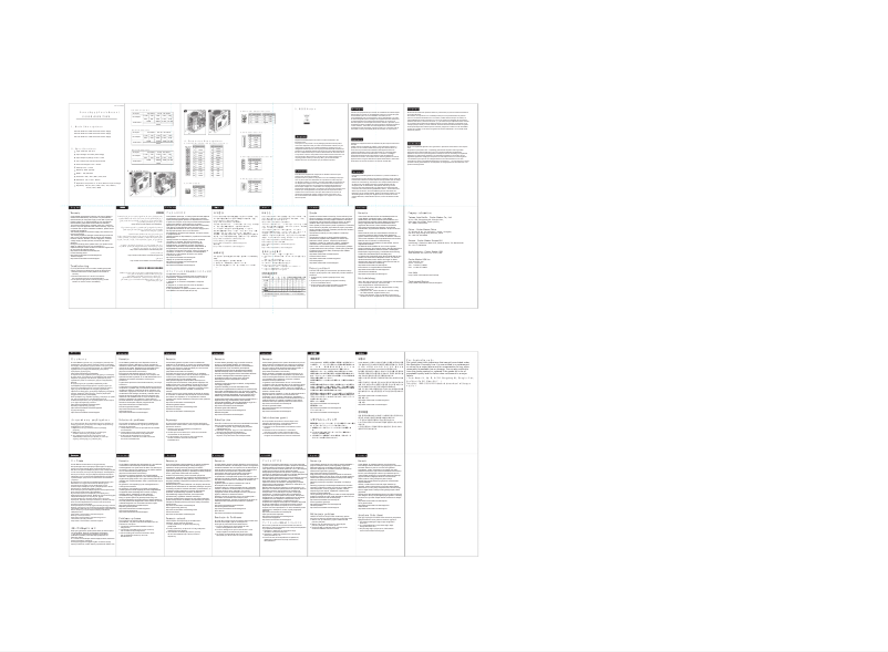 First page image of the manual for G600 MMO