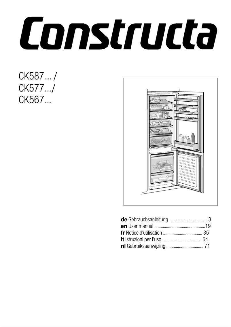 First page image of the manual for CK567VS30