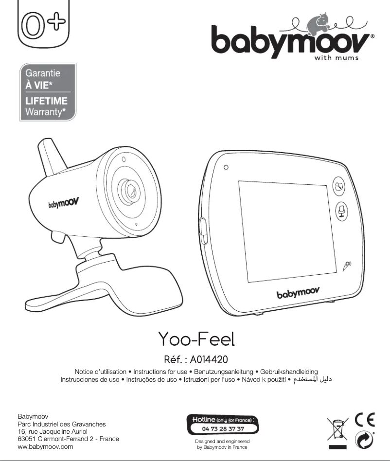 Page 1 of the manual User Manual Babymoov YOO-Feel