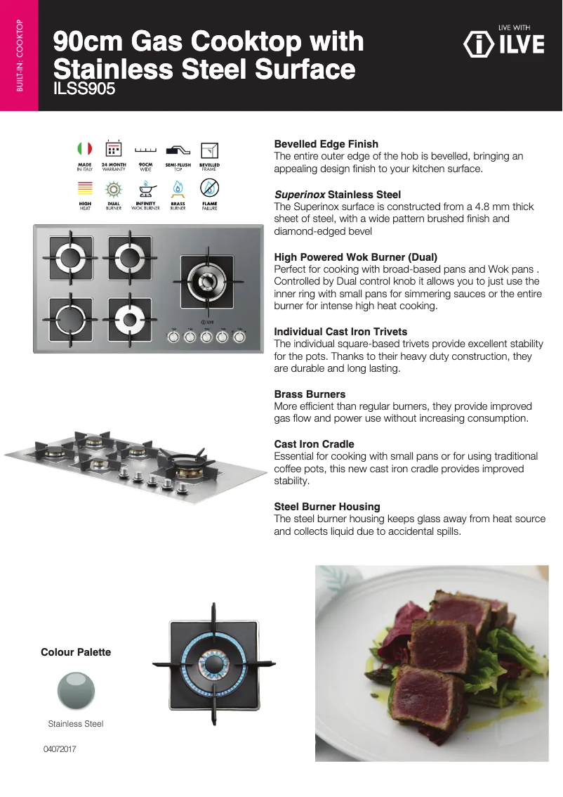 First page image of the manual for ILSS905