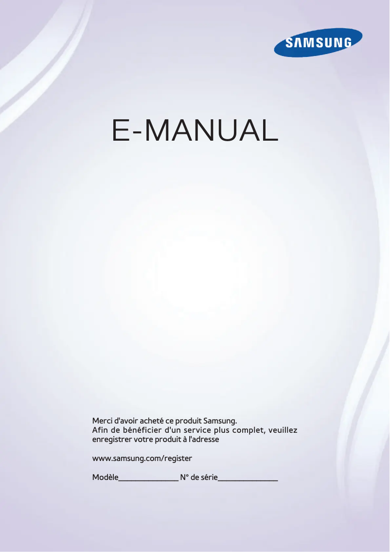 Page 1 of the manual User Manual Samsung UE46F6510SB