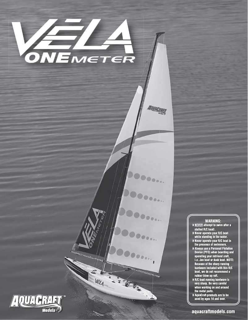 First page image of the manual for VELA ONEmeter