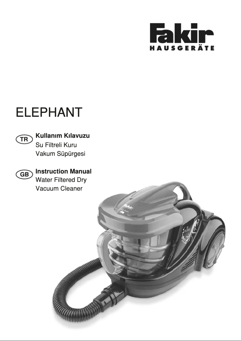 First page image of the manual for Elephant