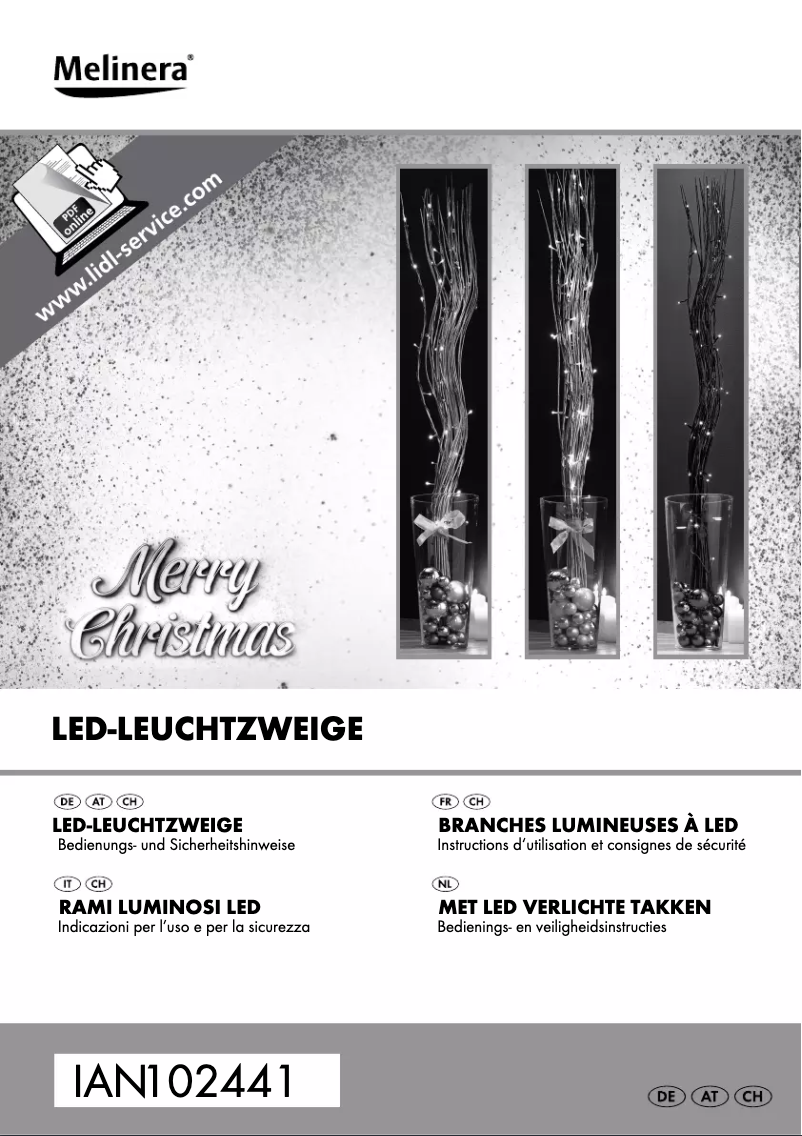 First page image of the manual for IAN 102441