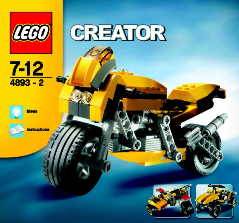 Page 1 of the manual User Manual Lego Creator 4893