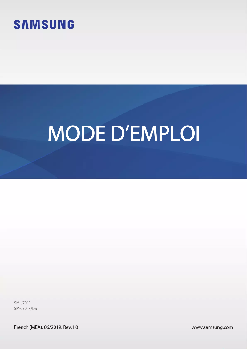 Page 1 of the manual User Manual Samsung Galaxy J7 Core