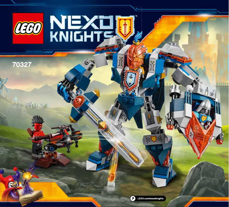 First page image of the manual for Nexo Knights 70327