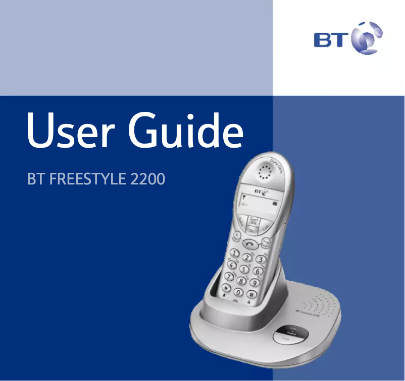 First page image of the manual for Freestyle 2200