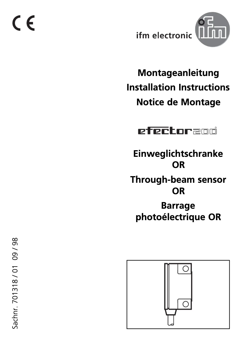 First page image of the manual for OR0002