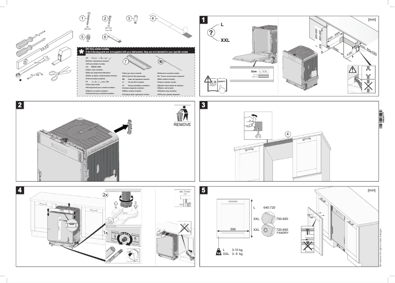 First page image of the manual for HV643D60