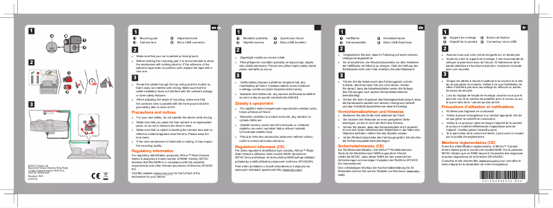 Page 1 of the manual User Manual Mio MiVue A30