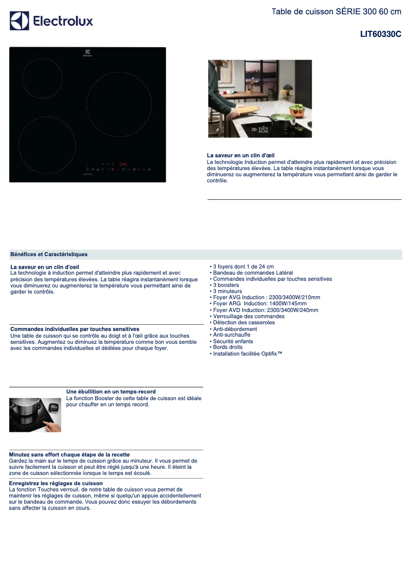 First page image of the manual for LIT60330C