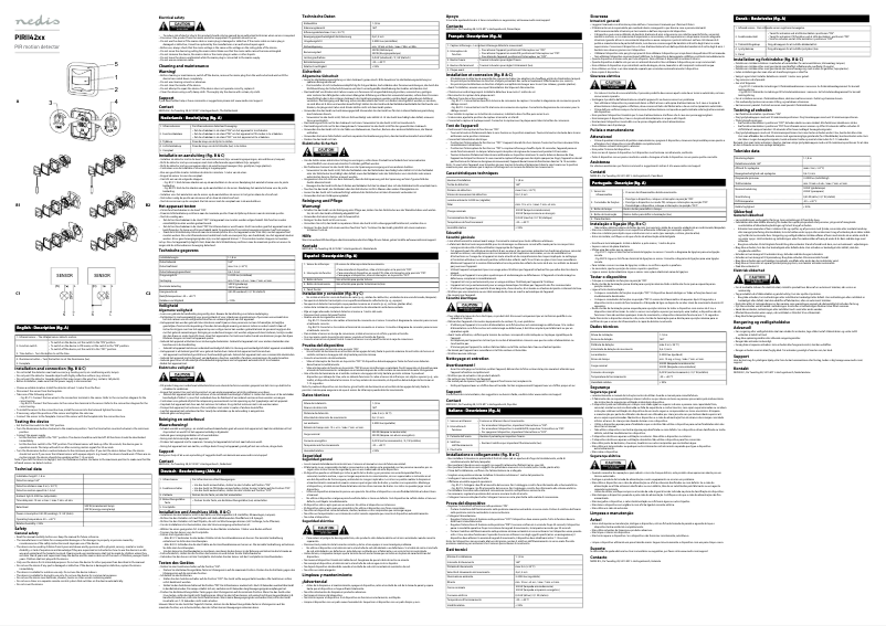 First page image of the manual for PIRII42WT