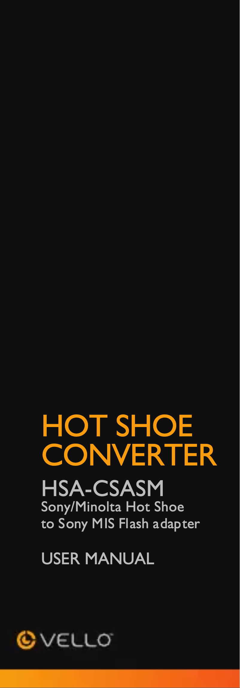 First page image of the manual for HSA-CSASM