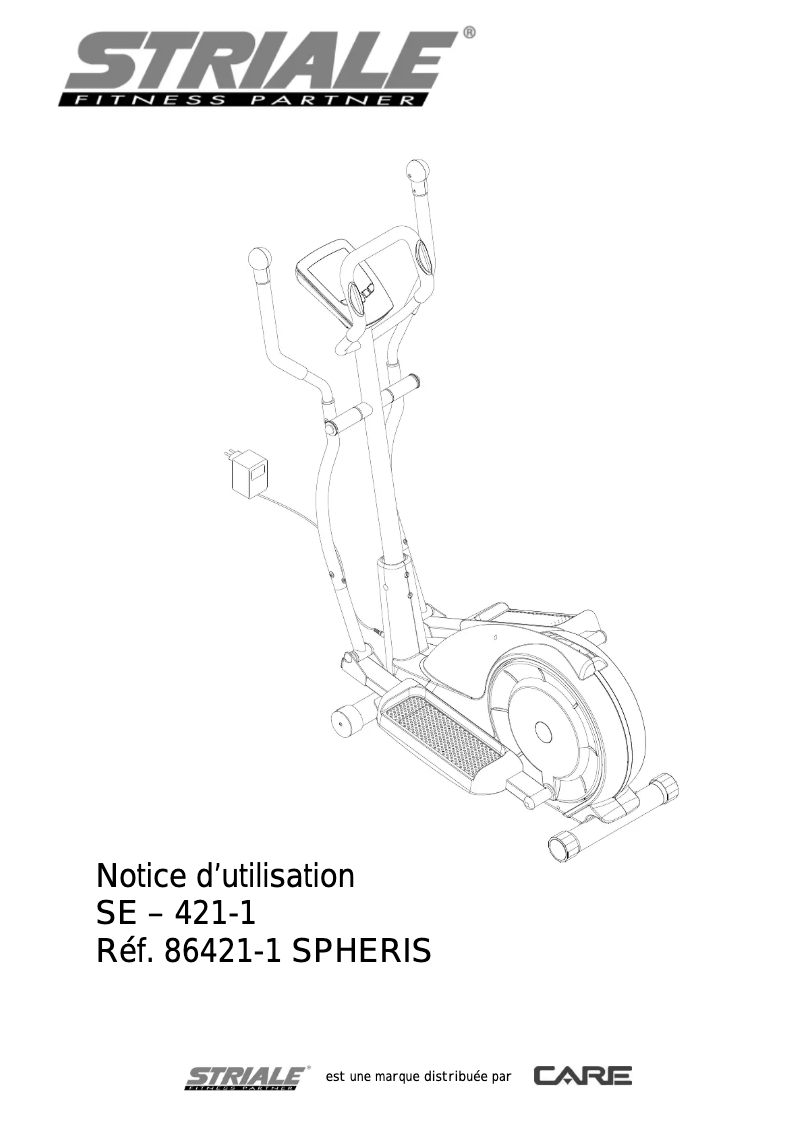 Page 1 of the manual User Manual Striale Spheris