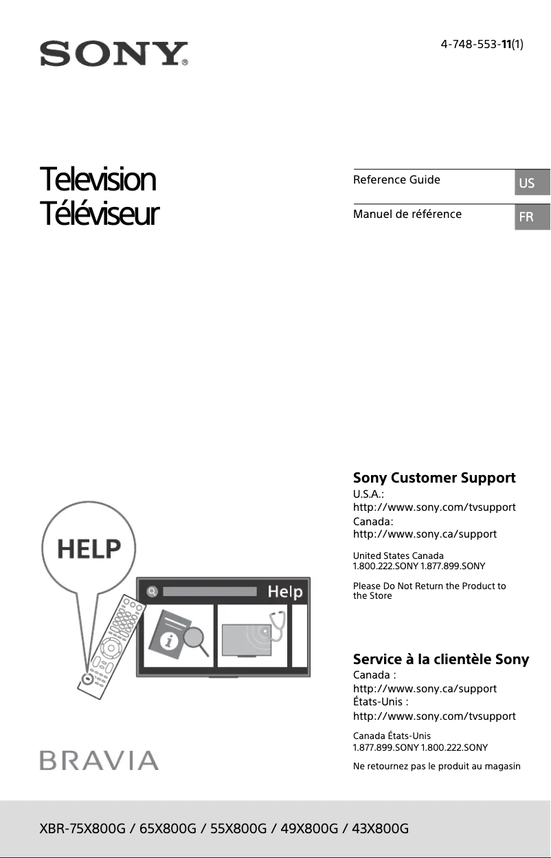 First page image of the manual for X800G