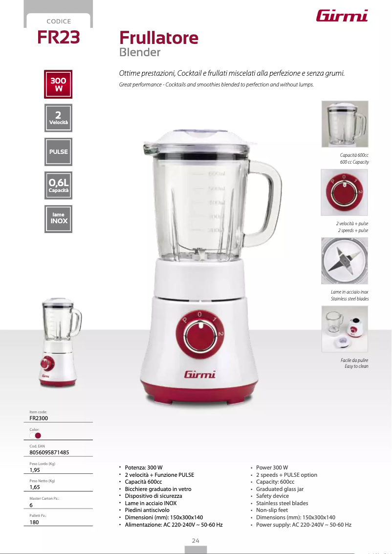 First page image of the manual for FR23