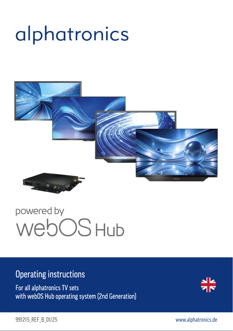 Page 1 of the manual User Manual Alphatronics K-24 SBW+