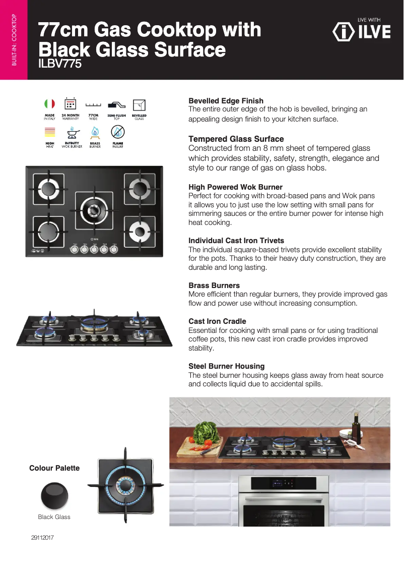 First page image of the manual for ILBV775