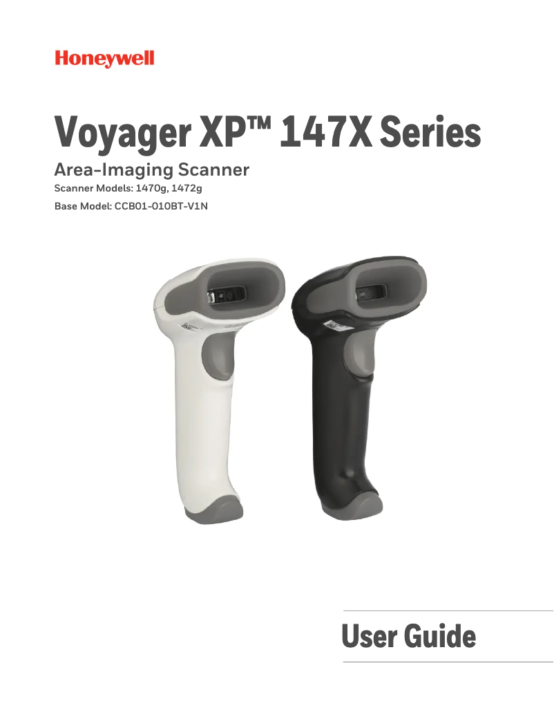 First page image of the manual for 1472G2D-2-N