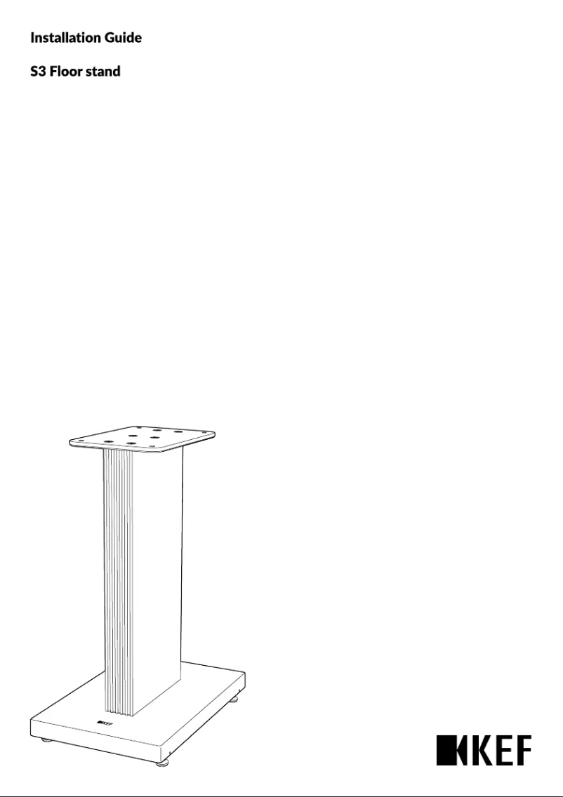 First page image of the manual for S3