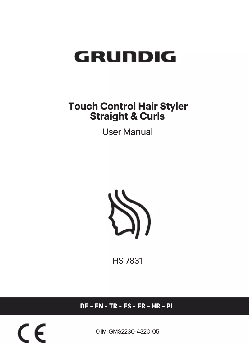 First page image of the manual for HS 7831