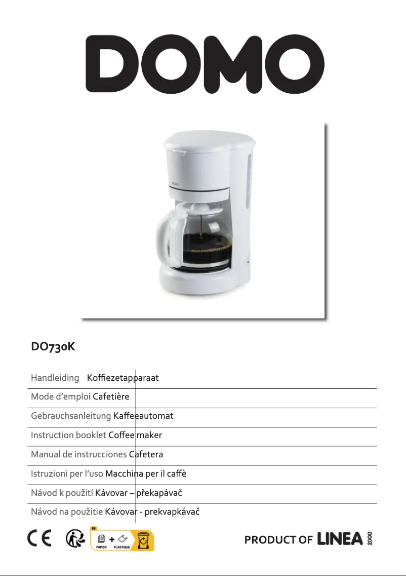 First page image of the manual for DO730K