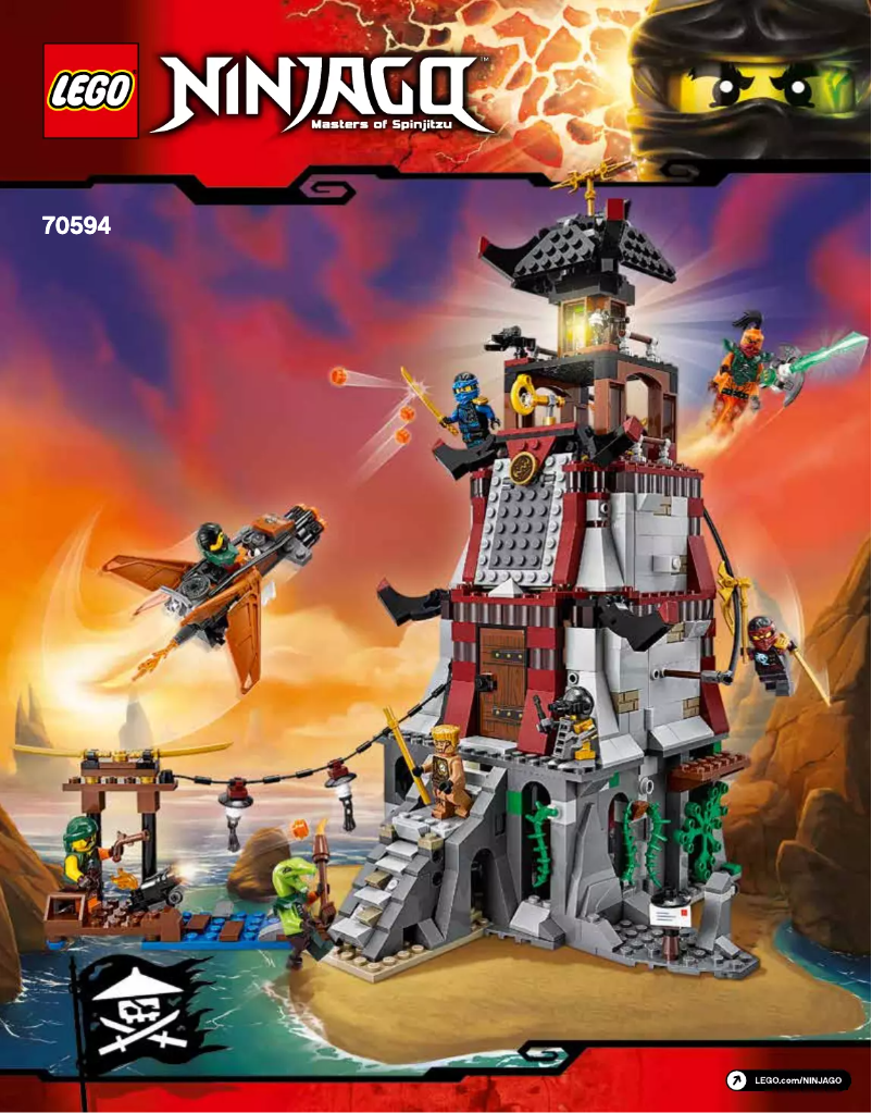 Page 1 of the manual User Manual Lego The Lighthouse Siege