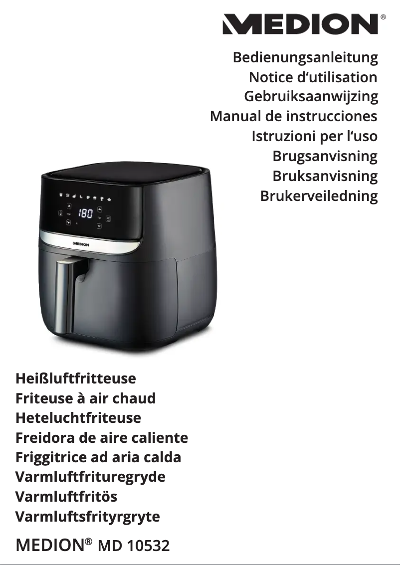 First page image of the manual for MD 10532