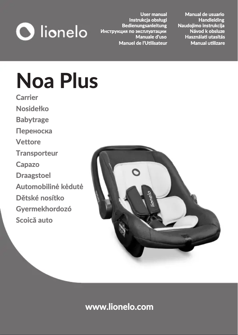 First page image of the manual for Noa Plus