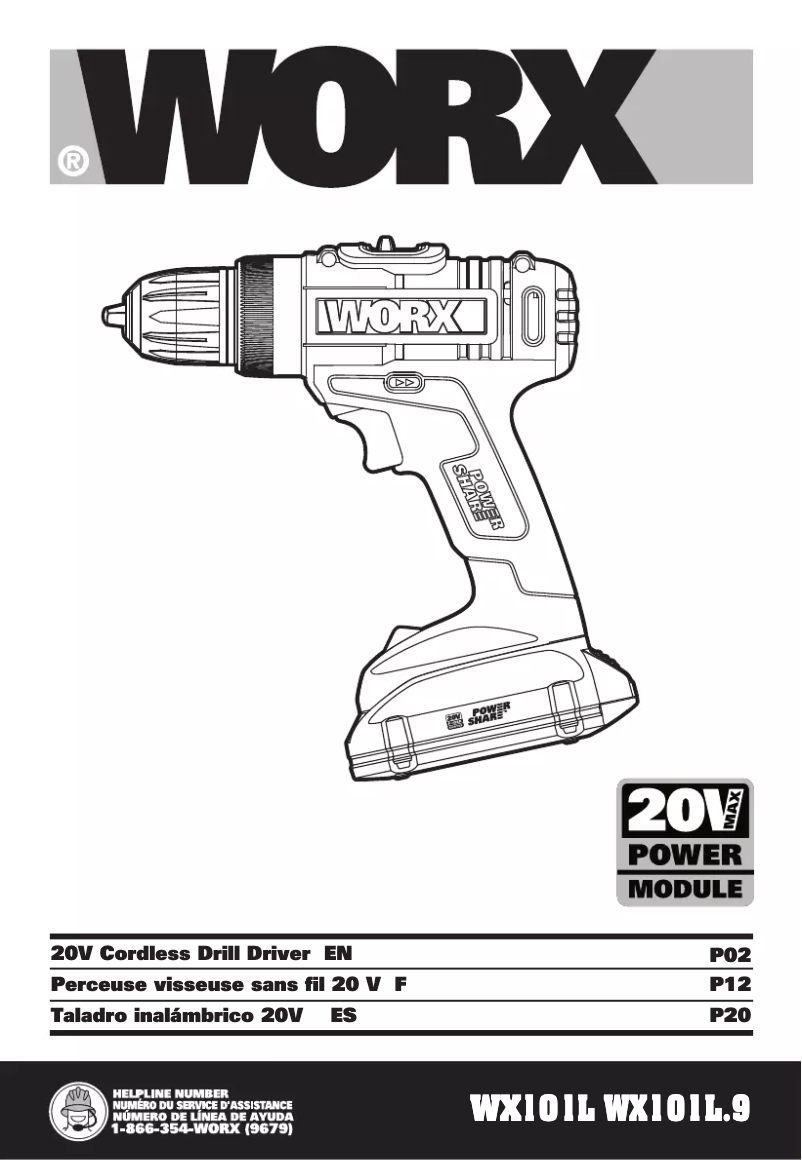 First page image of the manual for WX101L