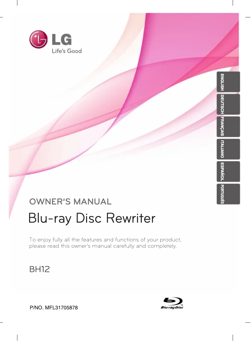 First page image of the manual for BH12LS38