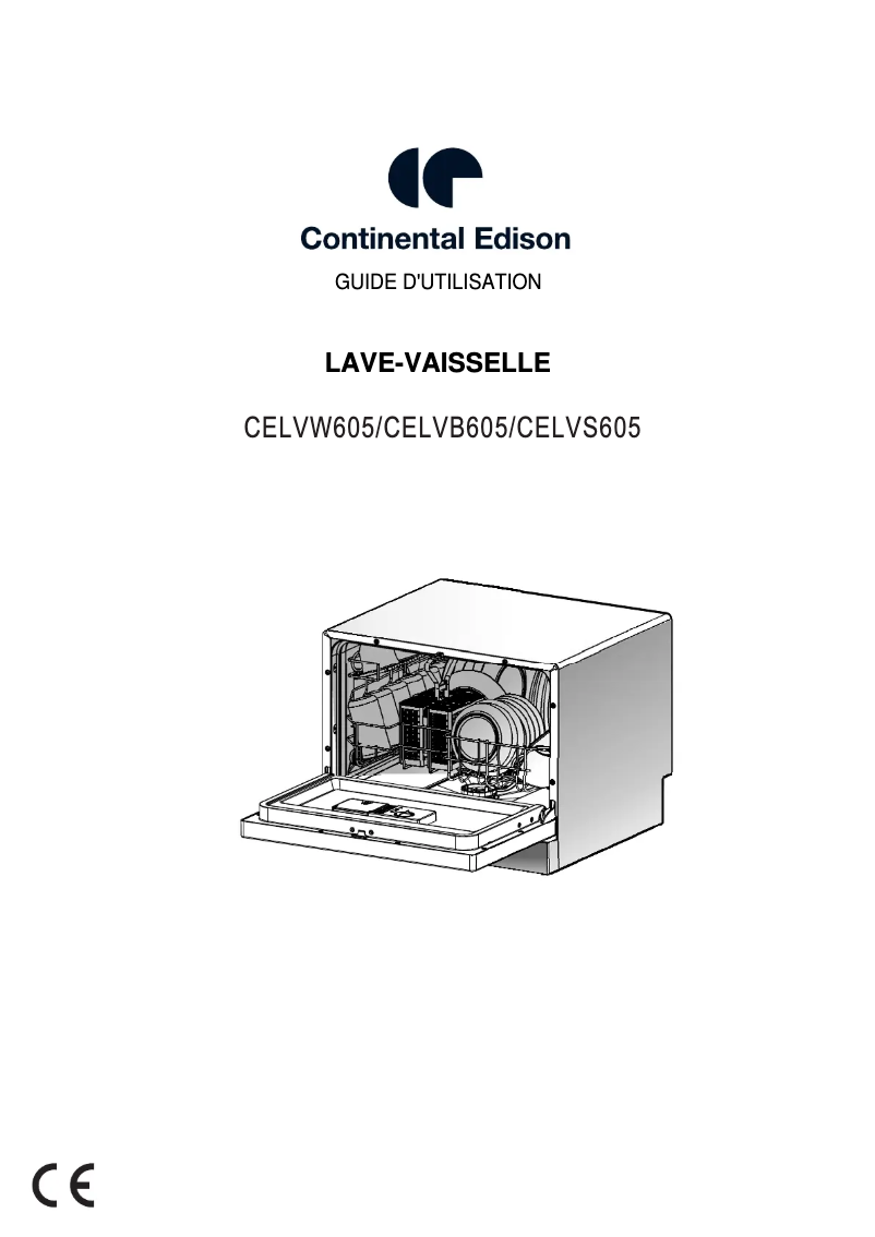 First page image of the manual for CELVB605