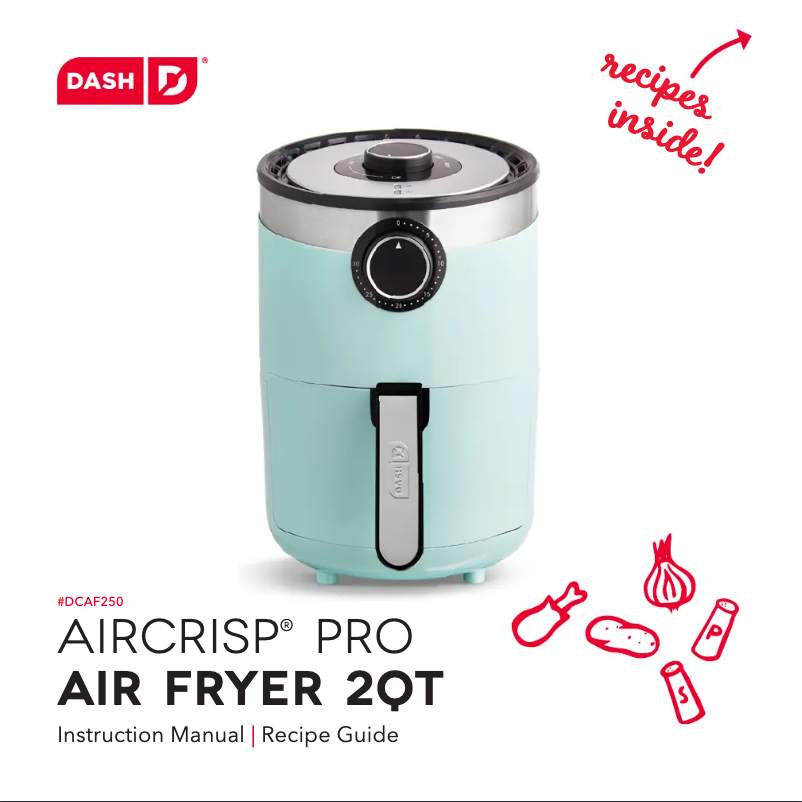 Page 1 of the manual User Manual Dash Aircrisp Pro Compact DCAF250GBBK02