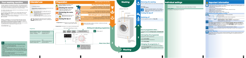 Page 1 of the manual User Manual Bosch WAE2007XEE