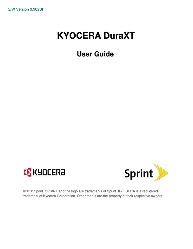 First page image of the manual for DuraXT E4277