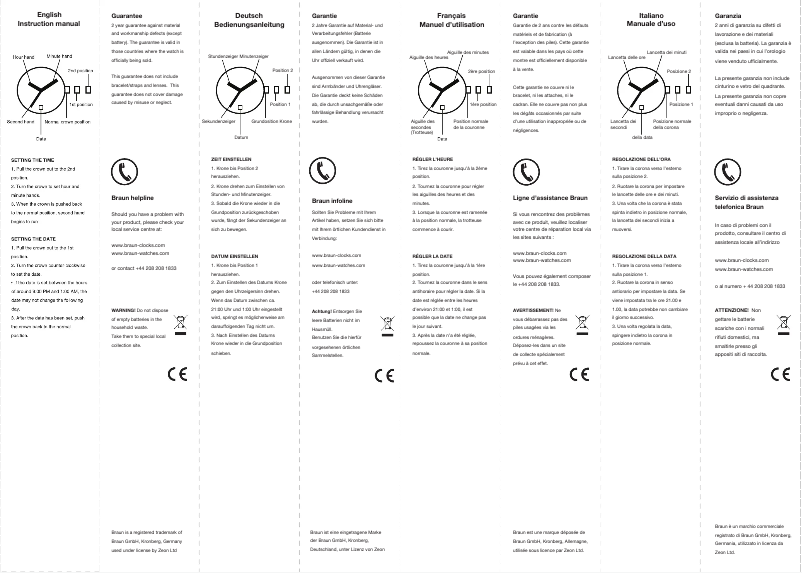 First page image of the manual for BN0032