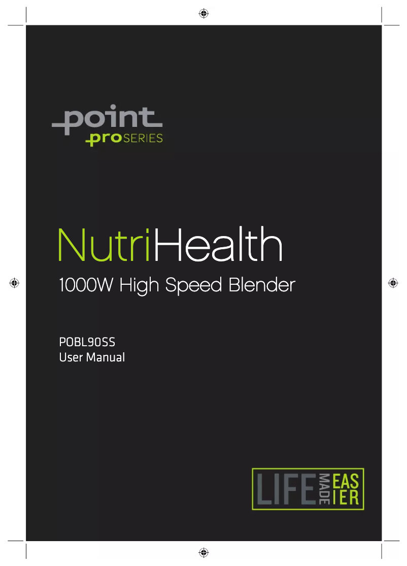 Page 1 of the manual User Manual Point POBL90SS