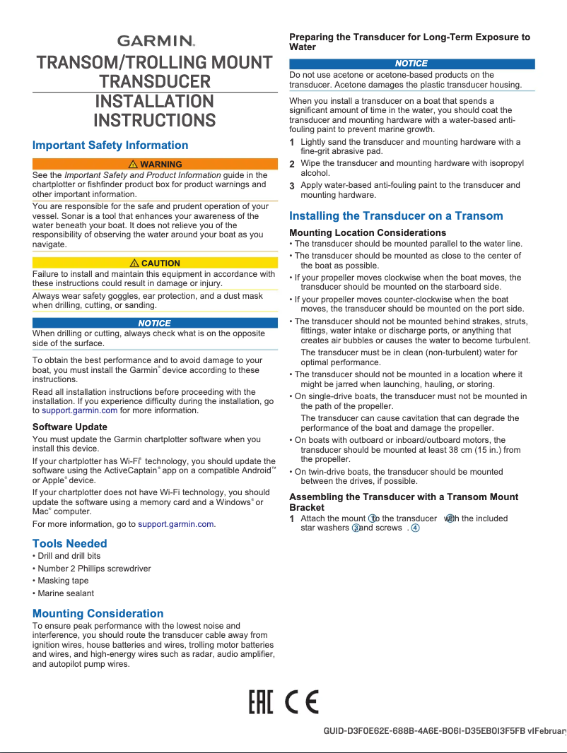 First page image of the manual for GT34UHD-TM