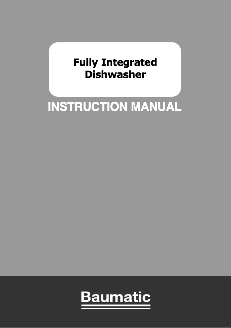 First page image of the manual for BDIN 1L38B-80