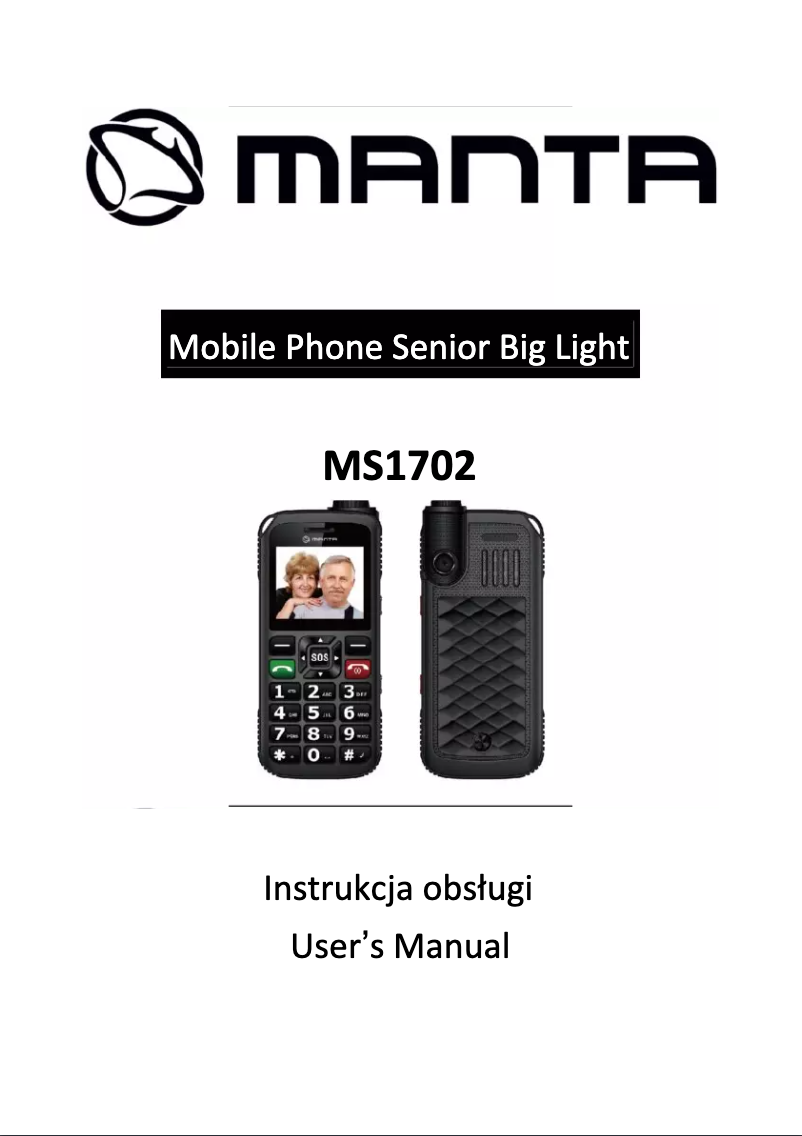 First page image of the manual for MS1702