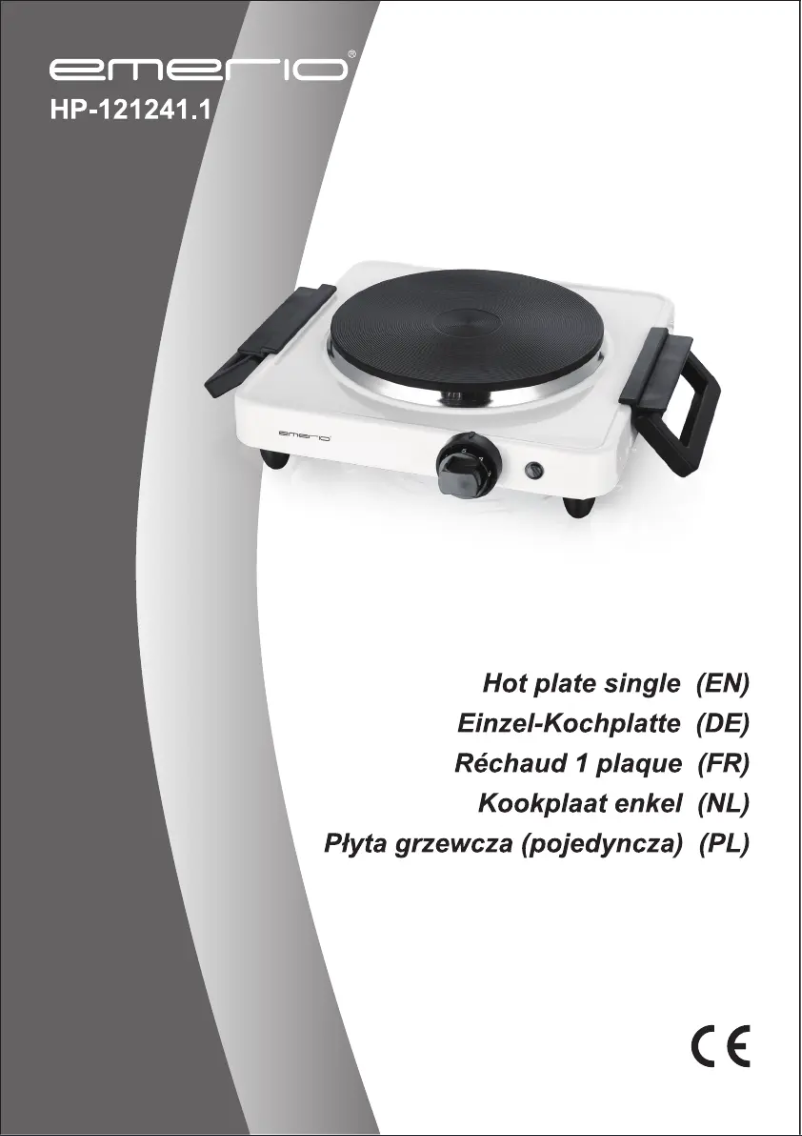 Page 1 de la notice Manuel utilisateur Emerio HP-121241