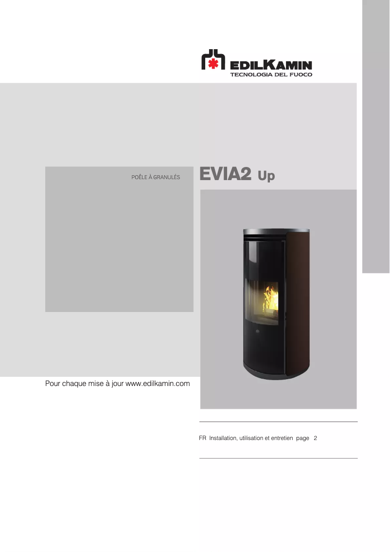 First page image of the manual for EVIA2 Up